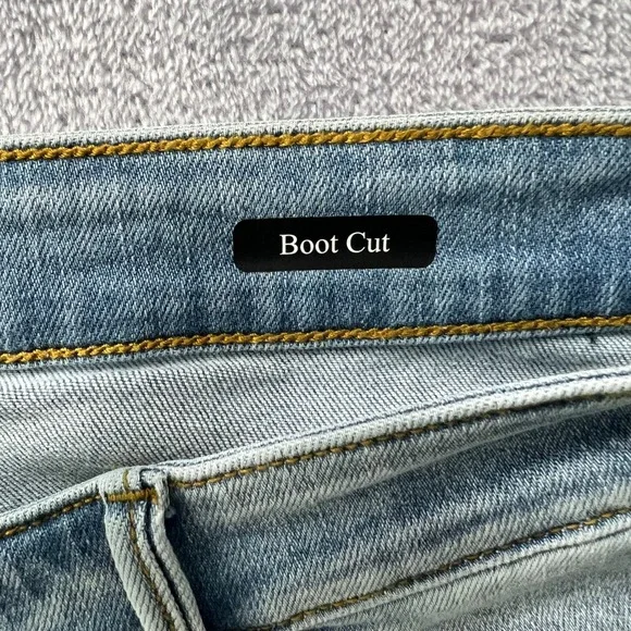 Judy Blue Womens Boot Cut Jeans‎ Size 14W Light Wash Stretch Denim JB82552LT-PL - Picture 4 of 10